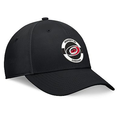 Men's Fanatics Black Carolina Hurricanes Authentic Pro Training Camp Flex Hat