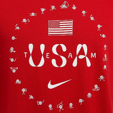 Men's Nike Red Team USA Premium Essentials Icon T-Shirt