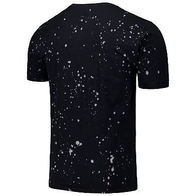 Men's Majestic Threads Black/White Houston Astros Splatter T-Shirt