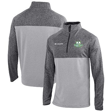 Men's Columbia Gray Boston Celtics 2024 NBA Finals Champions Omni-Wick Rockin' It Quarter-Zip Pullover Top