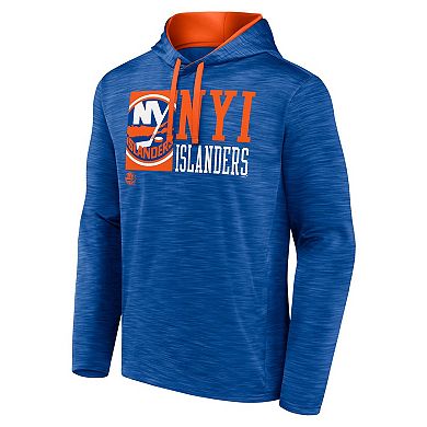 Men's Fanatics Royal New York Islanders Never Quit Pullover Hoodie