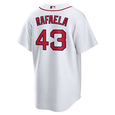 Men's Nike Ceddanne Rafaela White Boston Red Sox Home Replica Jersey