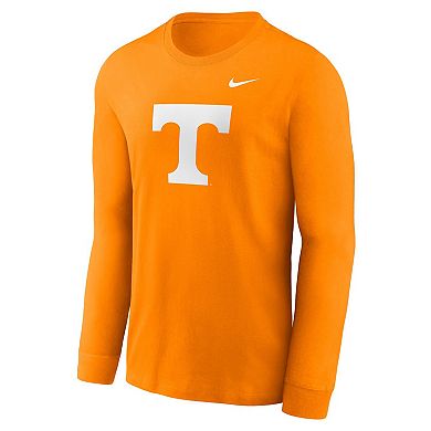 Men's Nike Tennessee Orange Tennessee Volunteers Primary Logo Long Sleeve T-Shirt