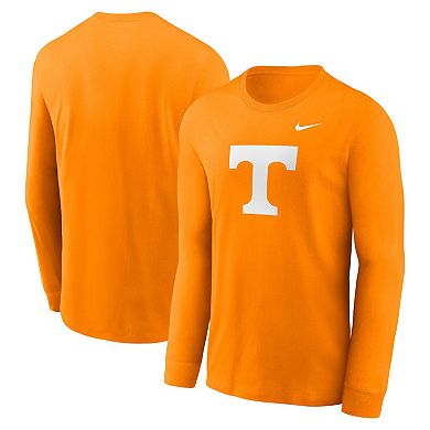 Men's Nike Tennessee Orange Tennessee Volunteers Primary Logo Long Sleeve T-Shirt