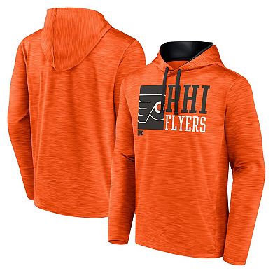 Men's Fanatics Orange Philadelphia Flyers Never Quit Pullover Hoodie