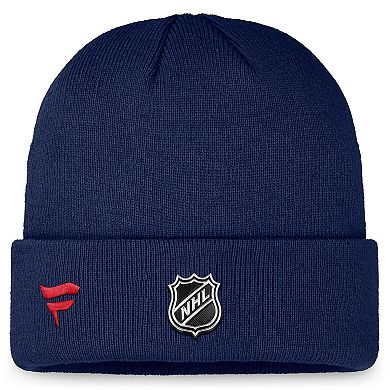 Men's Fanatics Navy New York Rangers Authentic Pro Training Camp Cuffed Knit Hat