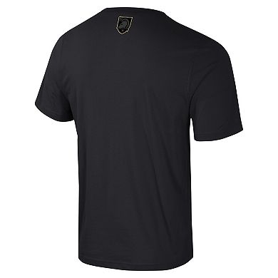 Men's Colosseum Black Army Black Knights Color Pop Active Blend T-Shirt