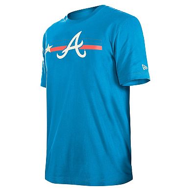 Men's New Era Blue Atlanta Braves 2024 MLB All-Star Game Hat Hookup T-Shirt