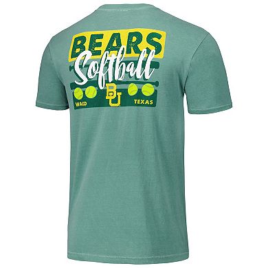 Unisex Green Baylor Bears Gritty Softball Bats Comfort Colors T-Shirt