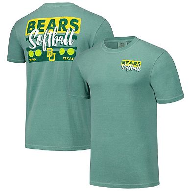 Unisex Green Baylor Bears Gritty Softball Bats Comfort Colors T-Shirt