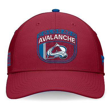 Men's Fanatics Burgundy Colorado Avalanche 2024 NHL Draft Flex Hat