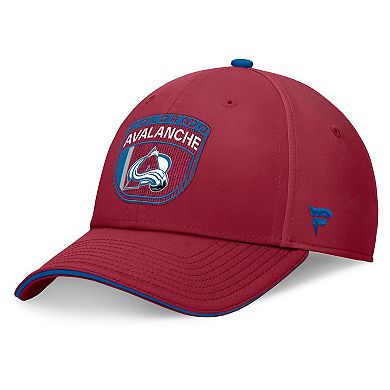 Men's Fanatics Burgundy Colorado Avalanche 2024 NHL Draft Flex Hat