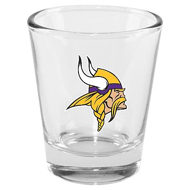 The Memory Company Minnesota Vikings 4-Pack 2oz. Shot Glass Set