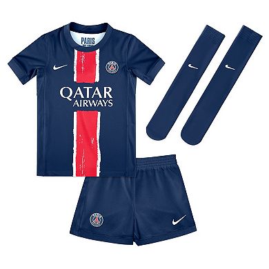 Preschool Nike  Navy Paris Saint-Germain 2024/25 Home Replica Stadium Kit Set