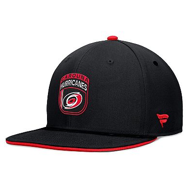 Men's Fanatics Black Carolina Hurricanes 2024 NHL Draft Snapback Hat