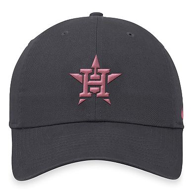 Women's Nike Graphite Houston Astros Desert Berry Club Adjustable Hat