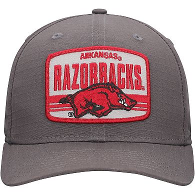 Men's New Era Charcoal Arkansas Razorbacks Team Elevated 9SEVENTY Adjustable Hat