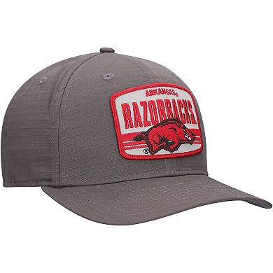 Men's New Era Charcoal Arkansas Razorbacks Team Elevated 9SEVENTY Adjustable Hat