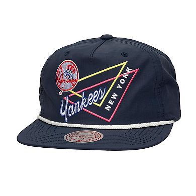 Men's Mitchell & Ness Navy New York Yankees Pew Pew Deadstock Adjustable Hat