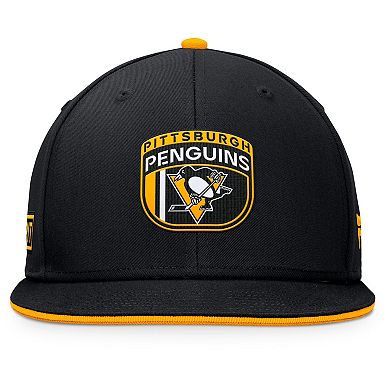 Men's Fanatics Black Pittsburgh Penguins 2024 NHL Draft Snapback Hat