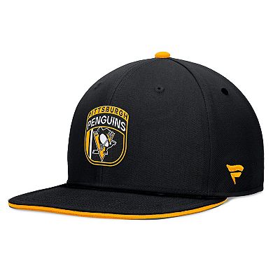 Men's Fanatics Black Pittsburgh Penguins 2024 NHL Draft Snapback Hat