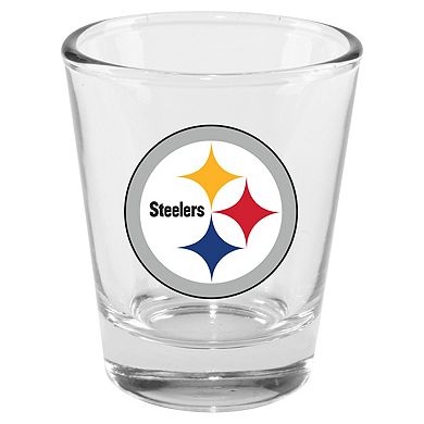 The Memory Company Pittsburgh Steelers 4-Pack 2oz. Shot Glass Set