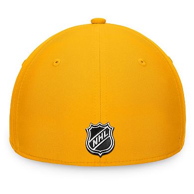 Men's Fanatics Gold Nashville Predators Authentic Pro Training Camp Flex Hat