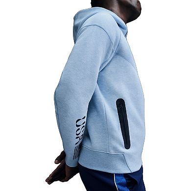 Men's Nike Blue Team USA Tech Fleece Full-Zip Hoodie