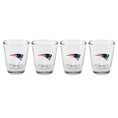 The Memory Company New England Patriots 4-Pack 2oz. Shot Glass Set