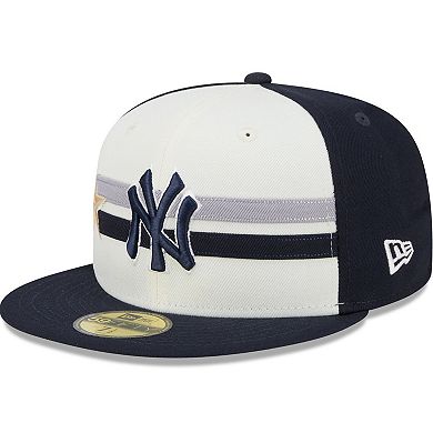 Men's New Era  Cream/Navy New York Yankees 2024 MLB All-Star Game Workout 59FIFTY Fitted Hat