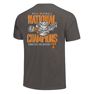 Youth Gray Tennessee Volunteers 2024 NCAA Men's Baseball College World Series Champions Comfort Colors T-Shirt