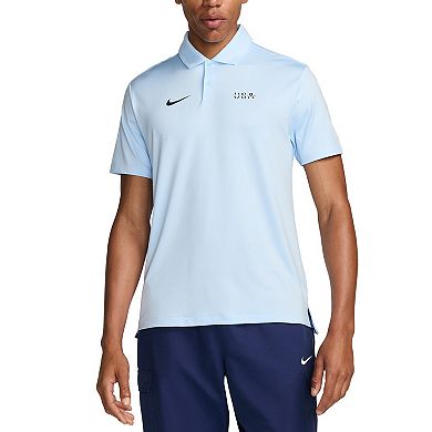 Men's Nike Light Blue Team USA Tour Performance Polo