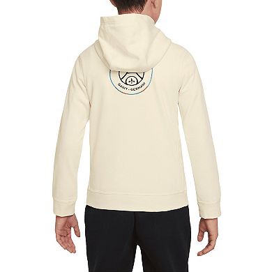 Youth Nike Cream Paris Saint-Germain Club Pullover Hoodie