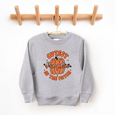 Cutest Pumpkin Leopard Print Youth Graphic Sweatshirt