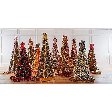 Brylanehome Fully Decorated Pre-lit 6 Foot Pop-up Christmas Tree