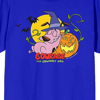 Men's Courage the Cowardly Dog Halloween Graphic Tee