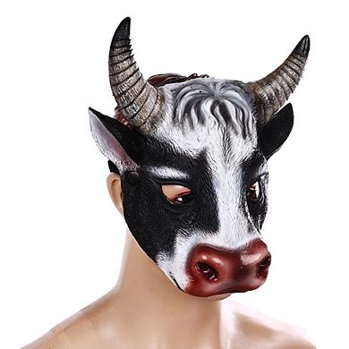 Halloween Cow Full Face Mask Realistic Look Mask