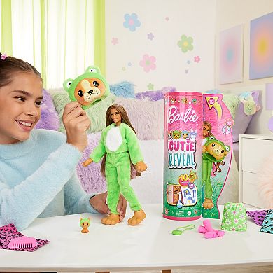 Barbie® Cutie Reveal Costume Puppy as Frog Doll & Accessories with 10 Surprises