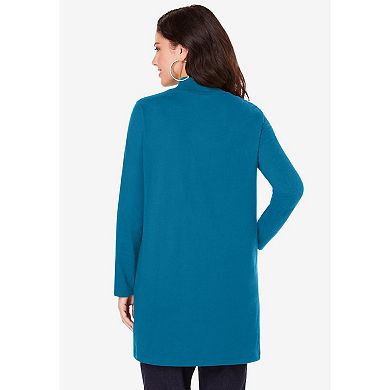 Roaman's Women's Plus Size Mockneck Ultimate Tunic