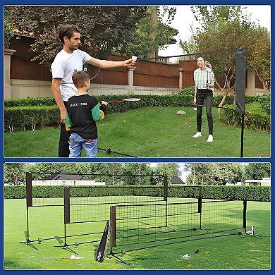 Heavy-Duty Badminton Net - Double-Stitched for Maximum Durability and Stability