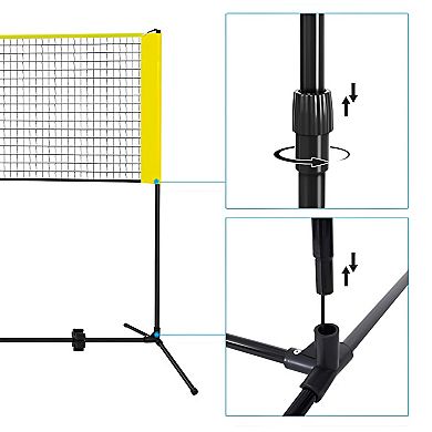 Heavy-Duty Badminton Net - Strong and Reliable for Intense Matches