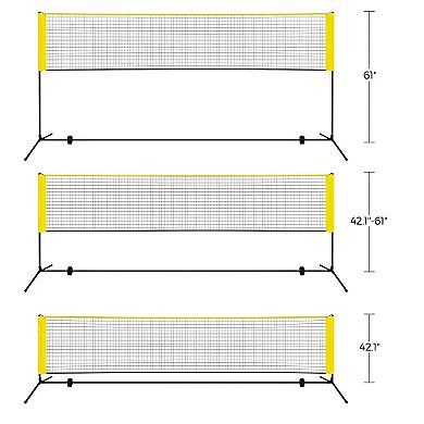 Heavy-Duty Badminton Net - Strong and Reliable for Intense Matches