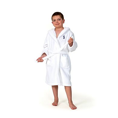 Linum Home Textiles Personalized Linum Kids SUPER PLUSH Double Brushed Hooded Bathrobe