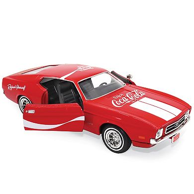 Collections Etc Coco-cola 1971 Ford Mustang 1:24 Scale Cast Model