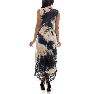 Women's Nina Leonard High-Low Midi Dress