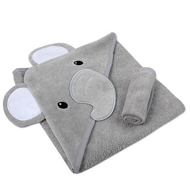 Baby Essentials Hooded Towel & Washcloth Set