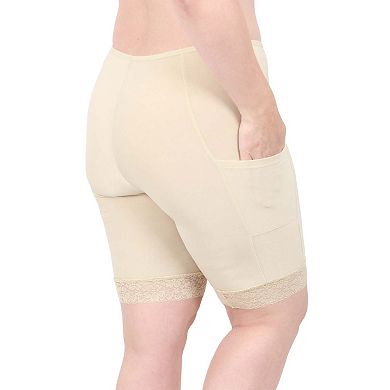 9" Slipshort With 2 Pockets 3 Pack Assorted