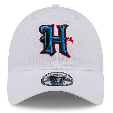 Men's New Era White Houston Texans Standard 9TWENTY Adjustable Hat