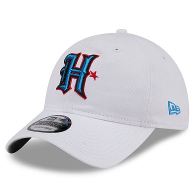 Men's New Era White Houston Texans Standard 9TWENTY Adjustable Hat