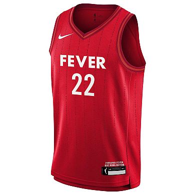 Youth Nike Caitlin Clark Red Indiana Fever 2024 WNBA Draft Rebel Edition Victory Player Jersey